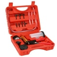 thumbnail image 1 of Yeacher 17pcs Professional Car Auto Hand Held Pressure Pump Brake Bleeder Adaptor Fluid Reservoir Tester Bleeding Test Kits Kits 2 in 1 Tool Kit Tester, 1 of 8