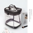 thumbnail image 4 of Cosmetic Bag, Portable Clear Toiletry Case Makeup Bag Carry On Transparent PVC Pouch Handbag Storage Organizer with Handle Strap for Women Men Trip Travel Accessories, 4 of 6