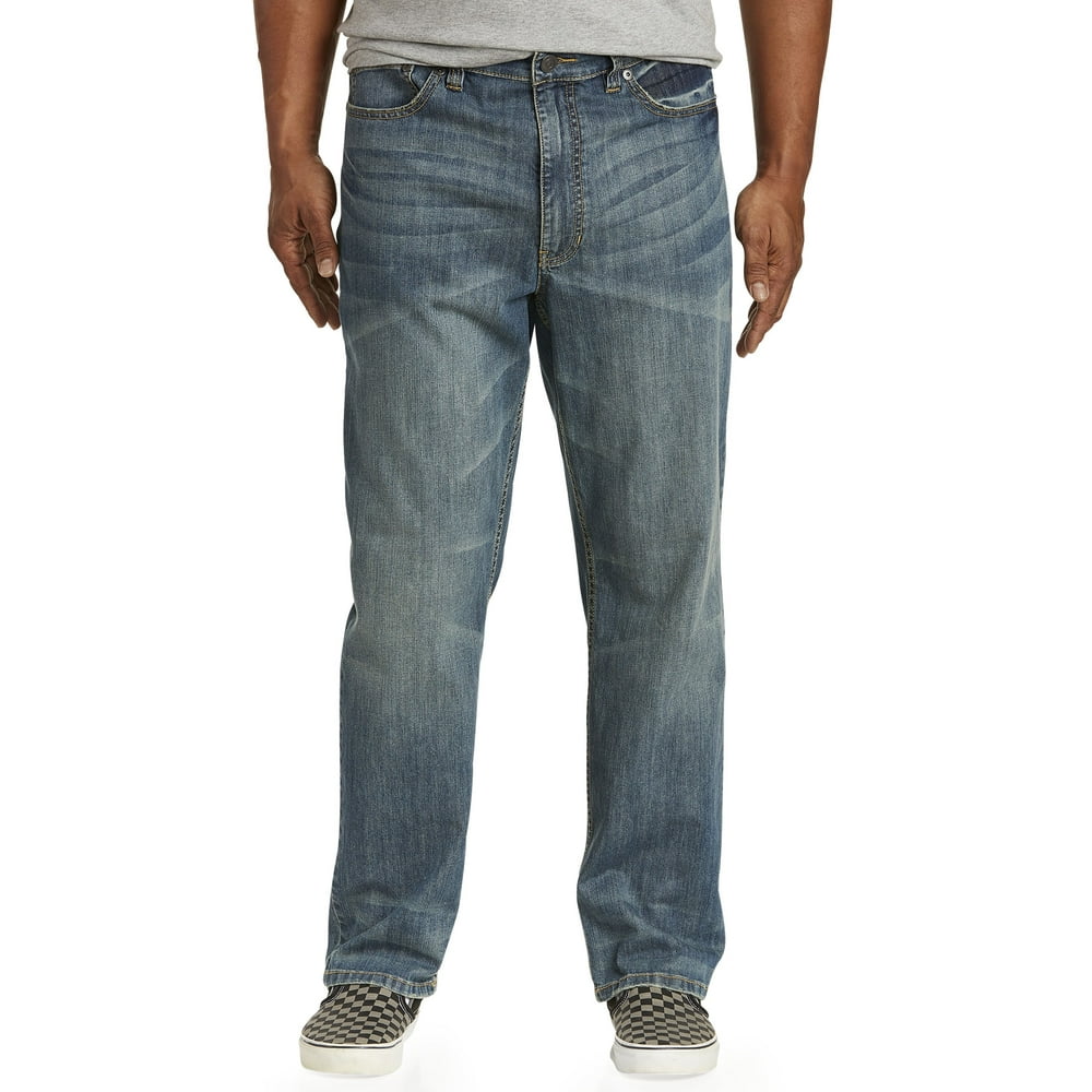 Men's Big & Tall True Nation Relaxed-Fit Stretch Jeans - Walmart.com ...