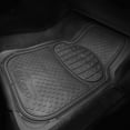 thumbnail image 3 of FH Group Solid Black Heavy Duty Floor Mats from FH Group for Auto Car w/ Free Dash Mat, 3 of 7