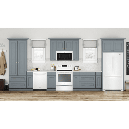 Whirlpool - 25.2 Cu. Ft. French Door Refrigerator with Internal Water Dispenser - White