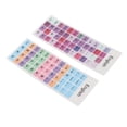 thumbnail image 4 of PEGATIZAS DE TECLADO DE 2 PIEZAS DE TECLADO, COLORIDO IDIOMA EN INGLÉS PVC LA PAPTOP KEYCAPS PEGATINAS CON RECUNMO DE AGUA CUBRA DE TECLAS CAPAS DE TECLAS REMPLAZO DE, 4 of 7