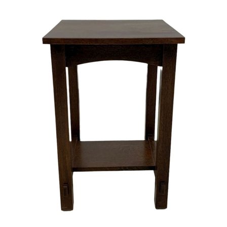 Crafters and Weavers Mission Mortise and Tenon End Table - Walnut