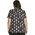 thumbnail image 3 of Dickies EDS Scrubs Top For Women V-Neck Print DK876, 3 of 7