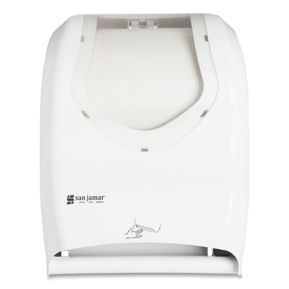 San Jamar Smart System iQ Sensor Towel Dispenser 16.5x9.75x12 White T1470WHCL