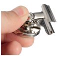 thumbnail image 4 of Trayknick 5 Pcs Clip Magnétique Réfrigérateur Mur Mémo Note Message Support en Acier Inoxydable comme sur l'Image, 4 of 5