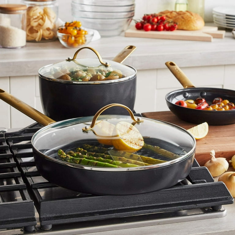 GreenPan Reserve Ceramic Nonstick 13-Piece Cookware Set | Black