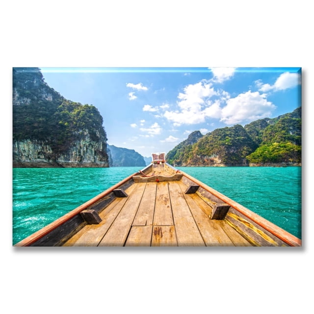 Cuadro Canva Listo Para Colgar Tipo Galería Canoa 60X90 cm