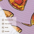 thumbnail image 3 of Pizzas on Purple Trivet Mats Woven Pot Holders 3Pcs Non-Slip Heat Resistant for Hot Pots Pans Pats, 3 of 6