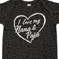 thumbnail image 4 of Inktastic I Love My Nana and Papa in White Chalk Heart Boys or Girls Baby Bodysuit, 4 of 5