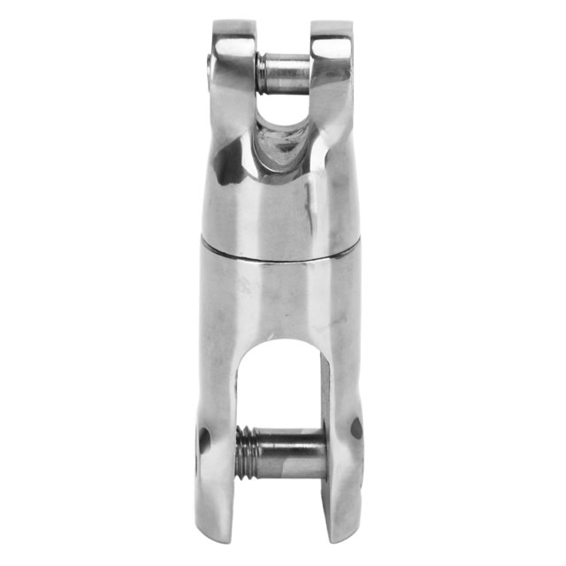 Connecteur Pivotant à Double Ancrage, Connecteur Pivotant à Ancrage Multidirectionnel Durable 316 Acier Inoxydable Haute Résistance pour Chaînes de 6-8 Mm