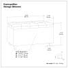 thumbnail image 6 of Cosmopolitan 34 inch Wide Storage Ottoman in Distressed Saddle Brown Vegan Leather, 6 of 6