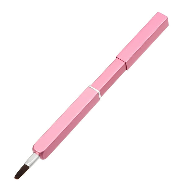 1uds Labio Brocha, Labial Lápiz Brochas, Brocha Herramienta, Cuadrado Forma, Rosa