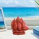 thumbnail image 5 of Adorno de velero de estilo mediterráneo | Modelo de barco de resina pintado a mano | Decoración para el hogar de 8 x 8 x 3,5 cm | Azul, rojo, amarillo y marrón | Bonita decoración náutica para, 5 of 6
