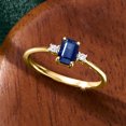 thumbnail image 4 of Ross-Simons 0.50 Carat Sapphire Ring With Diamond Accents in 10kt Yellow Gold, Women's, Adult, 4 of 7