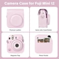thumbnail image 2 of Funda y accesorios para cámara HIYQIN compatibles con Fujifilm Instax Mini 12, color rosa, 2 of 7