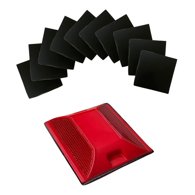 Almohadillas adhesivas para reflectores de carretera Merhoff & Larkin