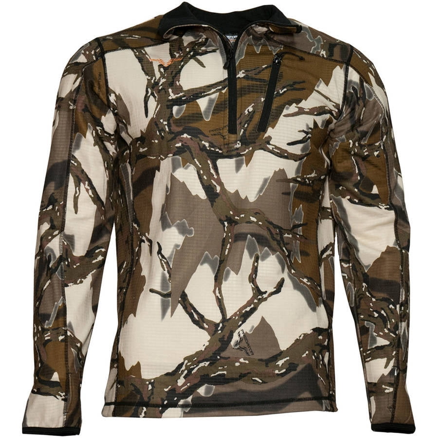 Predator - Predator Performance Fleece 1/4 Zip, Brown Deception - Walmart.com - Walmart.com