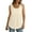 Beige, variant on Wyobmus Womens Summer Tank Tops Loose Fitted Sleeveless Tops Ribbed Trim Round Neck Curved Hem Basic Shirt S-2X Olive Green