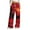 Red, variant on WXLWZYWL Halloween Pants for Women Plus Size Stretch Pants Casual Palazzo Sweatpants Bat Print Drawstring Wide Leg Pant Lounge Elastic Waist Sweatpant with Pockets