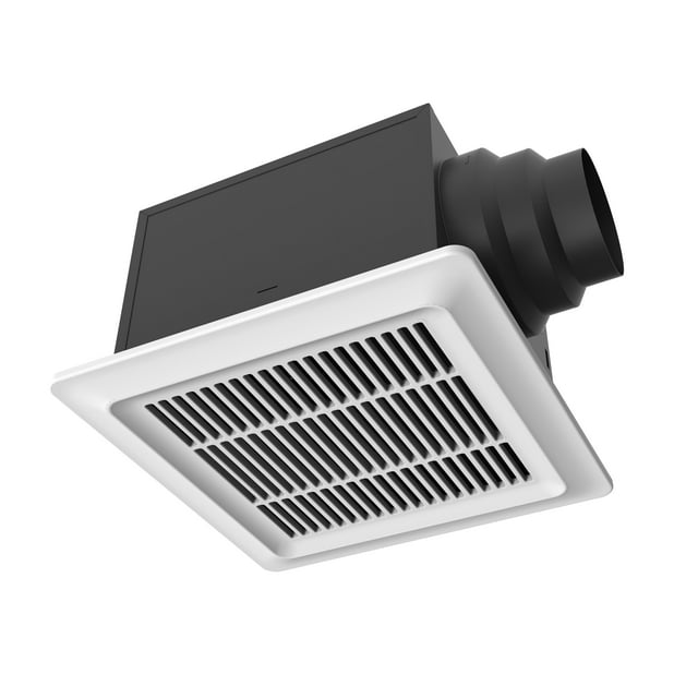 iLiving ILG8FV110 Bathroom Ventilation Exhaust DC Fan Adjustable Speed Selector, Smart Flow 50-110 CFM, ENERGY STAR