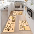 thumbnail image 3 of CCTFS Warm kitchen love Fall Kitchen Rugs Set of 2, Xmas Holiday Kitchen Mat Decor Home Decorations, Green Christmas Mats for Kitchen Floor - 16''*24'' and 17''*47'' in, 3 of 10