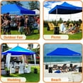 thumbnail image 4 of SereneLife 10x15 Instant Shelter Foldable/Collapsible Sunshade Canopy Pop up Tent (Navy Blue), 4 of 7