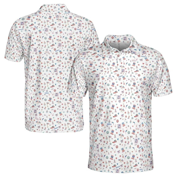 Funny American Independence Day 4 Of July Merica Golf Men's Polo Shirt S-5XL