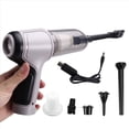 thumbnail image 2 of Mini Aspiradora de Mano Inalámbrica para Coche, Aspiradora Portátil Recargable, Extractor de Polvo, Color Gris, 2 of 8