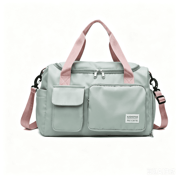 Small Gym Bag for Women - Travel Duffle Bag with Shoe Compartment, Lightweight Weekender Carry On for Gym and Travel