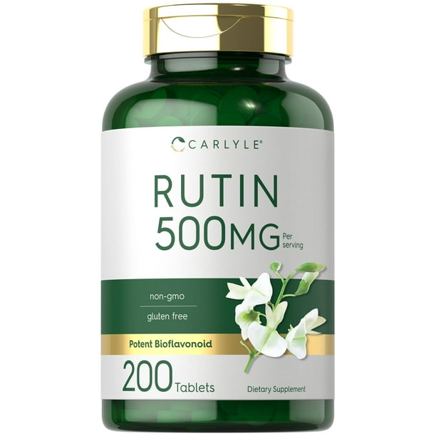 Suplemento Carlyle Rutin 500 mg 200 tabletas vegetariano | Walmart en línea
