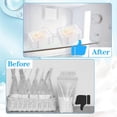 thumbnail image 4 of 8 Pcs Clear Flat Breast Milk Freezer Storage Organizer, Space Saving Breastmilk Freezer Tray for Breastfeeding Bag Organization, Reusable Breastmilk Storage Containers, 4 of 4
