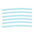 thumbnail image 2 of Sheet Binding Comb, 20Pcs Easy Cutting Spiral Binding Coil 30 Holes  For Paper Blue, 2 of 8
