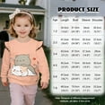 thumbnail image 7 of Yuyamidu Toddler Girl Cat Sweatshirt Pink Crewneck Ruffle Long Sleeve Top Girls 1T 2T Cute Graphic Pullover Sweatshirts Casual Fall Outfits Lightweight Soft Workout Clothes, 7 of 7
