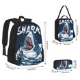 thumbnail image 2 of Fotbe Shark Set Escolar 3 en 1 para Niños - Mochila Duradera con Lonchera Aislante y Estuche para Lápices - Mochila Escolar para Niños y Niñas, 2 of 7