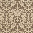 thumbnail image 4 of SAFAVIEH Courtyard Yvette Floral Indoor/Outdoor Area Rug, 5'3" x 7'7", Chocolate/Natural, 4 of 5