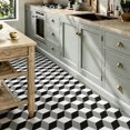 thumbnail image 3 of 10Pcs 3D Cube Optical Illusion Geometric Self-Adhesive Floor Tiles,12x12 In Cover 10 Sq.Ft,Self-Adhesive DIY Vinyl Flooring,Removable,Waterproof & Anti-Slip,for Bathroom,Kitchen,Walls,Bedroom,Stairs, 3 of 8