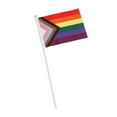 thumbnail image 3 of 6" x 4" Pride Flag Rainbow Party Handouts Handheld Flags - 12 Piece, 3 of 3