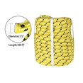 thumbnail image 6 of /2In x 100FT Arborist Bull Rope Double Braid Polyester  Hoisting Line High Strength Tree Rope,Yellow & Black, 6 of 6