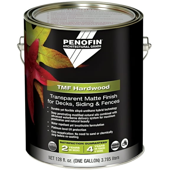 1 gal Penofin FAHNMGA Natural TMF Hardwood Architectural Grade Transparent Hardwood Coating, Matte