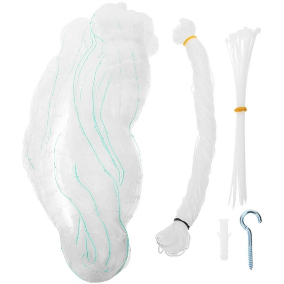 ULTNICE Cat Balcony Net 1 Set White Nylon for Stairs Use