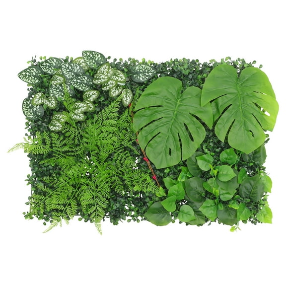 FRCOLOR Artificial Plant Wall Flower Backdrop Covers Fake Grass Panel Faux Green