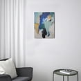 thumbnail image 4 of Decorative Abstract Landscape ArtworkHand-Painted on Canvas, Perfect Accent for Office or Bathroom Decor (12x16 inch Panel), 4 of 7