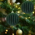 thumbnail image 4 of Wzzjkit 2PCS Christmas Balls 6" Christmas Tree Decoration Ornaments for Xmas Tree Holiday Wreath Garland Decor Ornaments, Shatterproof Hanging Ball, 4 of 6