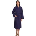 thumbnail image 1 of TowelSelections Women's Waffle Bathrobe 100% Cotton Soft Kimono Spa Bath Robe X-Small/Small Mulberry Purple, 1 of 5