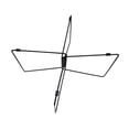 thumbnail image 4 of Soporte para enfriador plegable Soporte para contenedor de agua portátil de acero inoxidable plegable Negro, 4 of 8