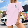 thumbnail image 4 of TINZ T-Shirt à Manches Longues Imprimé d'Été pour Femmes, Col Rond, Compression, Coupe Ample, Pack de T-Shirts à Manches Courtes pour Femmes, 4 of 5