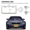 thumbnail image 2 of Hweilai Sparkly Stylish Rhinestone Car License Plate Frames Set of 2, 2 of 4