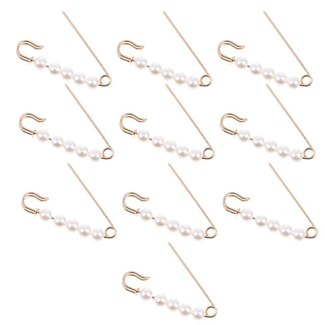 unbranded 20Ud Pasadores De Seguridad Para Con Perla Artificial Ideal Para Clips En O