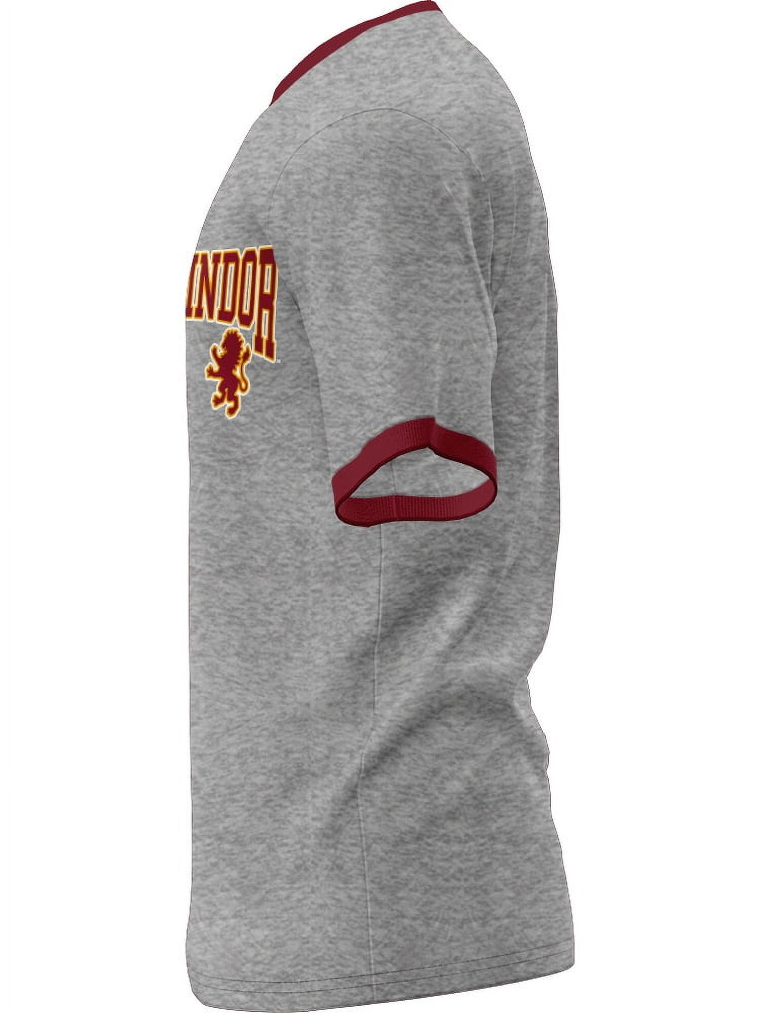 Harry Potter Gryffindor Adult Ringer Shirt, Sizes XS -2XL
